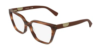 Longchamp Lo2785 211 Occhiali Da Vista Marroni Per Donna (solo Montatura) In Brown