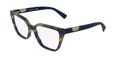 Longchamp Lo2785 407 Occhiali Da Vista Blu Per Donna (solo Montatura)