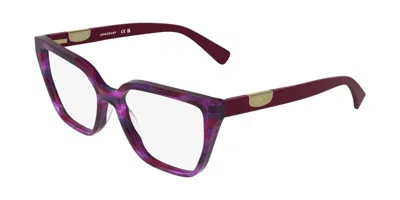 Longchamp Lo2785 605 Occhiali Da Vista Rossi Per Donna (solo Montatura)