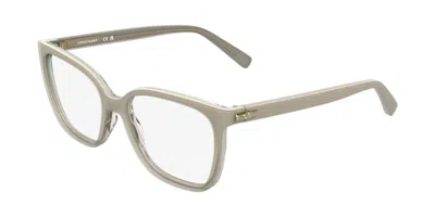 Longchamp Lo2808 034 Women's Glasses Grey Size 53 - Free Lenses - Blue Light Block Available In Faded Taupe Grey On Clear