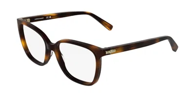 Longchamp Lo2808 230 Women's Glasses Tortoiseshell Size 53 - Free Lenses - Blue Light Block Available In Dark Tortoise