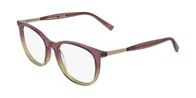 Longchamp Lo2809 513 Women's Glasses Brown Size 51 - Free Lenses - Blue Light Block Available In Transparent Faded Mauve Purple Brown