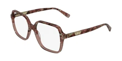 Longchamp Lo2810 512 Women's Glasses Purple Size 54 - Free Lenses - Blue Light Block Available In Shiny Mauve Purple Marble,transparent Mauve Purple