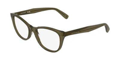 Longchamp Lo2812 319 Women's Glasses Green Size 53 - Free Lenses - Blue Light Block Available In Transparent Khaki Green