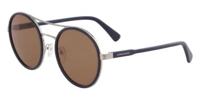 Longchamp Lo631s 424 Men's Sunglasses Black Size 55 In Multi