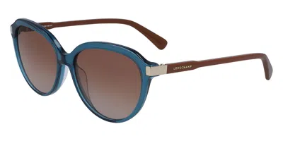 Longchamp Lo640s 427 Women's Sunglasses Blue Size 56