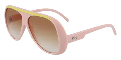 Longchamp Lo664s 601 Occhiali Da Sole Rosa Per Donna In Pink