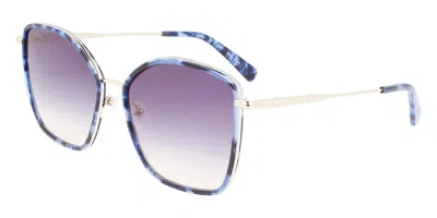 Longchamp Lo685s N 745 Men's Sunglasses Blue Size 59