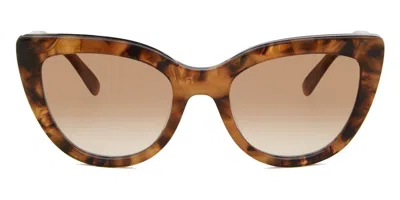 Longchamp Lo686s 221 Occhiali Da Sole Tartarugatishell Per Donna In Brown