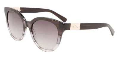 Longchamp Lo697s 012 Occhiali Da Sole Marroni Per Uomo