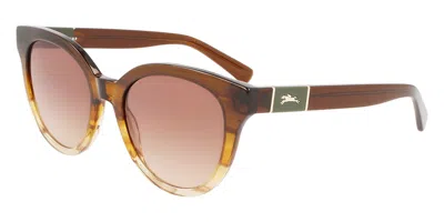 Longchamp Lo697s 701 Occhiali Da Sole Marroni Per Uomo