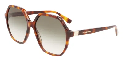Longchamp Lo707s 230 Men's Sunglasses Tortoiseshell Size 58 In Brown