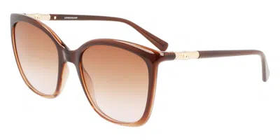 Longchamp Lo710s 203 Men's Sunglasses Brown Size 56