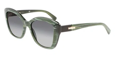 Longchamp Lo714s 307 Occhiali Da Sole Verdi Per Uomo In Green