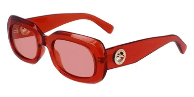 Longchamp Lo716s 842 Women's Sunglasses Clear Size 52