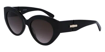 Longchamp Lo722s 001 Women's Sunglasses Black Size 54