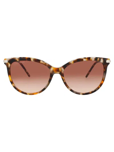 Longchamp Lo727 S Sunglasses In Ochre Havana - Brown Tint