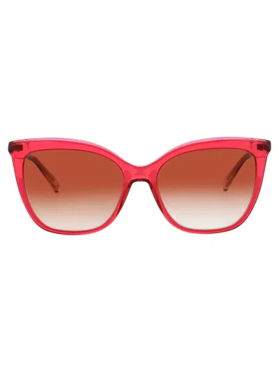 Longchamp Lo729 S Sunglasses In Fushia / Blush - Brown Gradient