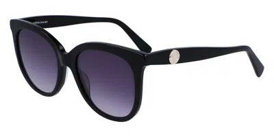 Longchamp Lo731s 001 Women's Sunglasses Black Size 54