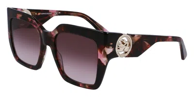 Longchamp Lo734s 218 Women's Sunglasses Tortoiseshell Size 53 In Multi
