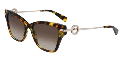 Longchamp Lo737s 205 Women's Sunglasses Tortoiseshell Size 52