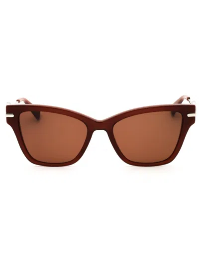 Longchamp Lo737s Sunglasses In Brown/mauve