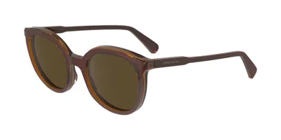 Longchamp Lo739s 206 Women's Sunglasses Brown Size 50
