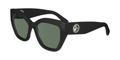 Longchamp Lo741s 001 Women's Sunglasses Black Size 55