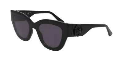 Longchamp Lo744s 001 Women's Sunglasses Black Size 52