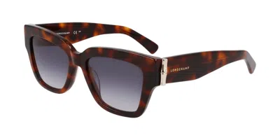Longchamp Lo745s 230 Women's Sunglasses Tortoiseshell Size 53 In Brown