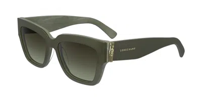 Longchamp Lo745s 305 Women's Sunglasses Green Size 53