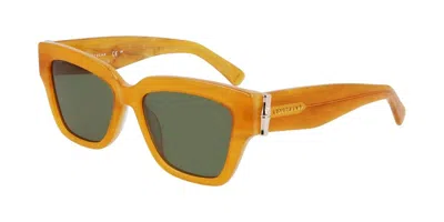Longchamp Lo745s 741 Women's Sunglasses Orange Size 53