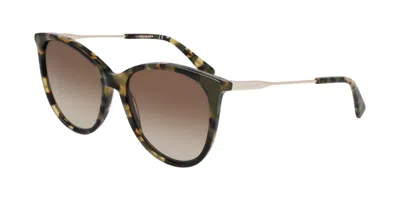 Longchamp Lo746s 320 Women's Sunglasses Tortoiseshell Size 55