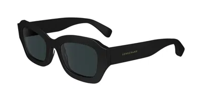 Longchamp Lo749s 001 Women's Sunglasses Black Size 50