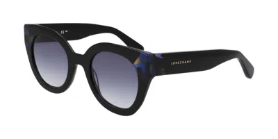 Longchamp Lo750s 012 Women's Sunglasses Black Size 49