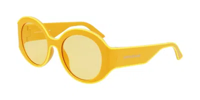 Longchamp Lo758s 741 Women's Sunglasses Yellow Size 53