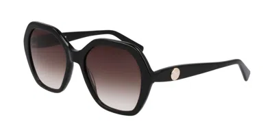 Longchamp Lo759s 001 Women's Sunglasses Black Size 54