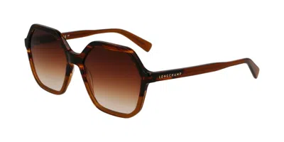 Longchamp Lo760s N 212 Occhiali Da Sole Marroni Per Donna