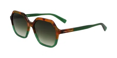 Longchamp Lo760s N 263 Women's Sunglasses Green Size 56