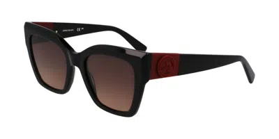 Longchamp Lo762s 001 Women's Sunglasses Black Size 52