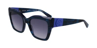 Longchamp Lo762s 407 Women's Sunglasses Blue Size 52