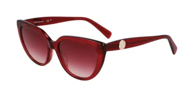 Longchamp Lo766s 601 Women's Sunglasses Clear Size 53