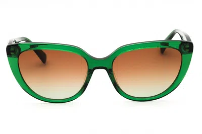 Longchamp Lo766s Sunglasses In 300 - Transparent Green/brown Gradient