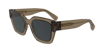 Longchamp Lo771s 204 Occhiali Da Sole Marroni Per Donna In Brown