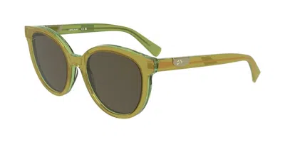 Longchamp Lo773s N 317 Women's Sunglasses Green Size 52