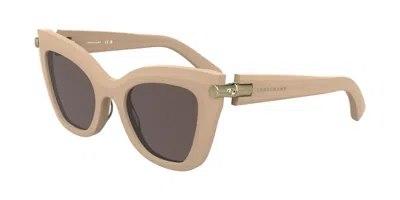 Longchamp Lo775s 610 Women's Sunglasses Brown Size 50 In Multi