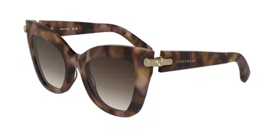 Longchamp Lo775s 690 Women's Sunglasses Tortoiseshell Size 50
