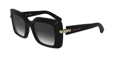 Longchamp Lo776s N 001 Women's Sunglasses Black Size 50