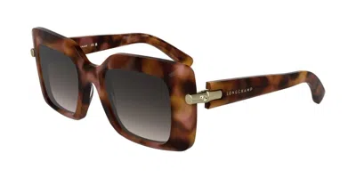 Longchamp Lo776s N 690 Women's Sunglasses Tortoiseshell Size 50