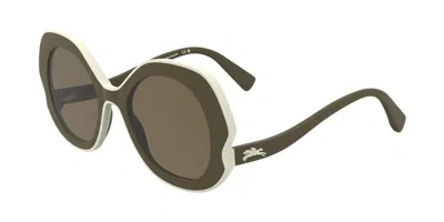 Longchamp Lo780s N 319 Women's Sunglasses Green Size 52